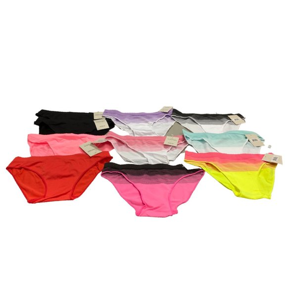 Alyce Ives Intimates Seamless No Show Women's Bikini, Pack of 10 - Picture 1 of 3